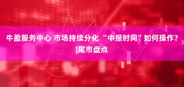 牛盈服务中心 市场持续分化 “中报时间”如何操作？|尾市盘点